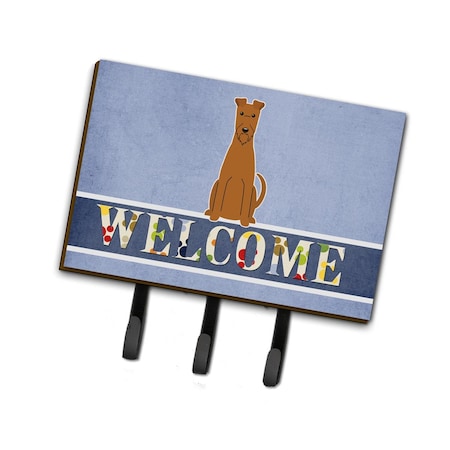 Carolines Treasures Irish Terrier Welcome Leash or Key Holder BB5643TH68